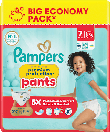Baby Pants Gr. 7 XL (15+ kg) Big Pack, 34 St