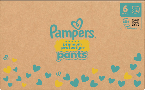 Baby Pants Premium Protection Gr. 6 Extra Large (13-19 kg) Monatsbox, 132 St
