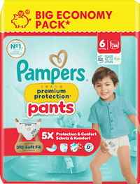 Baby Pants Premium Protection Gr. 6 XL (13-19 kg) Big Pack, 38 St