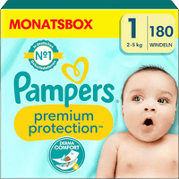 Windeln Gr. 1 Newborn (2-5 kg) Monatsbox, 180 St