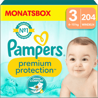 Windeln Gr. 3 Midi (6-10 kg) Monatsbox, 204 St