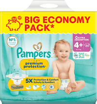 Windeln Gr. 4+ (10-15 kg) Big Pack, 54 St