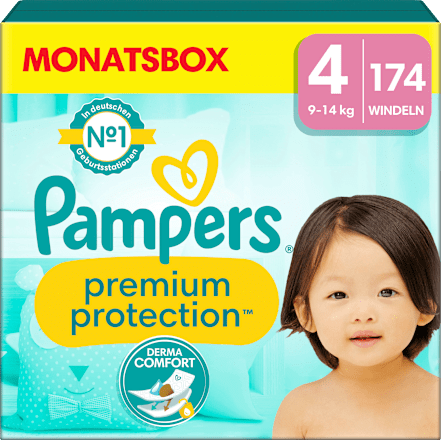 Windeln Gr. 4 Maxi (9-14 kg) Monatsbox, 174 St