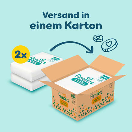 Windeln Gr. 5+ (12-17 kg) Monatsbox, 148 St