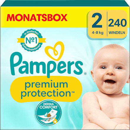 Windeln New Baby Gr. 2 Mini (4-8 kg) Monatsbox, 240 St