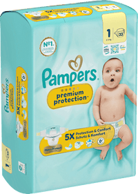 Windeln Premium Protection Gr. 1 (2-5 kg), 33 St
