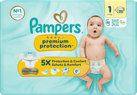 Windeln Premium Protection Gr. 1 (2-5 kg), 33 St