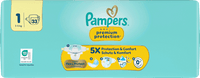 Windeln Premium Protection Gr. 1 (2-5 kg), 33 St