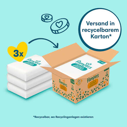 Windeln Premium Protection Gr. 1 Newborn (2-5 kg) Monatsbox, 180 St
