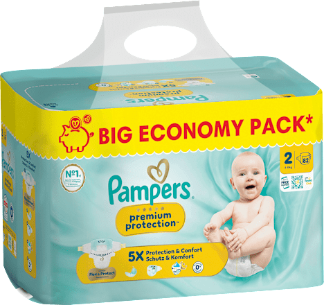 Windeln Premium Protection Gr. 2 (4-8 kg) Big Pack, 82 St