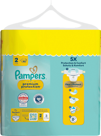 Windeln Premium Protection Gr. 2 (4-8 kg) Big Pack, 82 St
