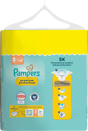 Windeln Premium Protection Gr. 3 (6-10 kg) Big Pack, 70 St