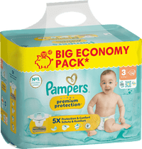 Windeln Premium Protection Gr. 3 (6-10 kg) Big Pack, 70 St