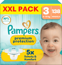 Windeln premium protection Gr. 3 (6-10 kg) XXL Pack, 138 St