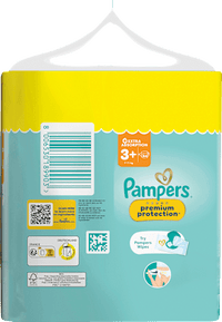 Windeln Premium Protection  Gr. 3+ (7-11 kg) Big Pack, 64 St