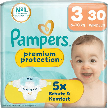 Windeln premium protection Gr. 3 Midi (6-10 kg), 30 St