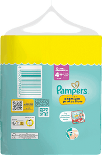 Windeln Premium Protection Gr. 4+ (10-15 kg) Big Pack, 54 St