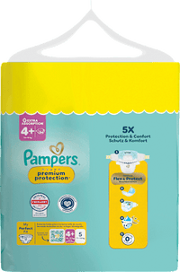 Windeln Premium Protection Gr. 4+ (10-15 kg) Big Pack, 54 St