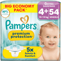 Windeln Premium Protection Gr. 4+ (10-15 kg) Big Pack, 54 St