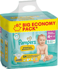 Windeln Premium Protection Gr. 4+ (10-15 kg) Big Pack, 54 St
