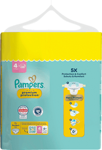 Windeln Premium Protection Gr. 4 (9-14 kg) Big Pack, 60 St