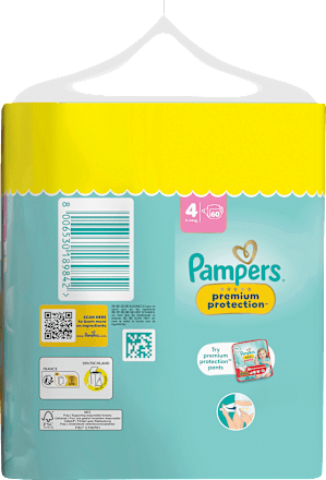 Windeln Premium Protection Gr. 4 (9-14 kg) Big Pack, 60 St