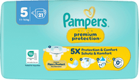 Windeln Premium Protection Gr. 5 (11-16 kg), 21 St