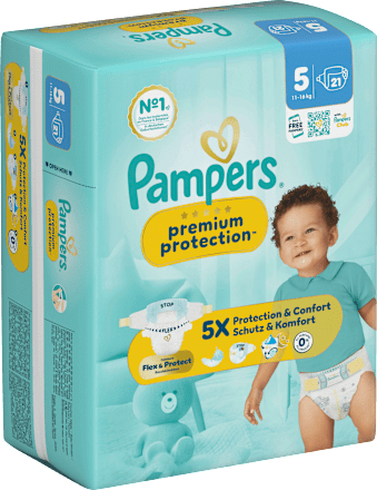 Windeln Premium Protection Gr. 5 (11-16 kg), 21 St