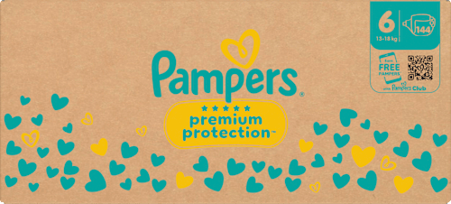 Windeln Premium Protection Gr. 6 Extra Large (13+ kg) Monatsbox, 144 St