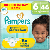 Windeln Premium Protection Gr. 6 XL (13-18 kg) Big Pack, 46 St