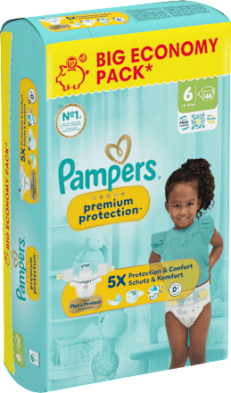 Windeln Premium Protection Gr. 6 XL (13-18 kg) Big Pack, 46 St