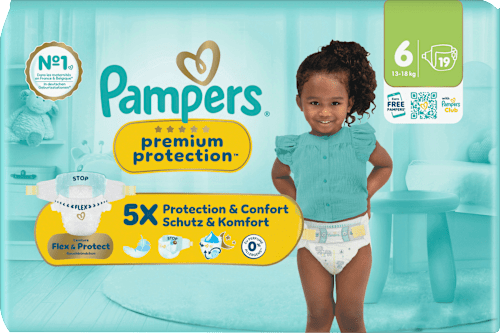 Windeln Premium Protection Gr. 6 XL (13-18 kg), 19 St