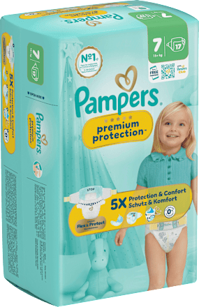 Windeln Premium Protection Gr. 7 XL (15+ kg), 17 St