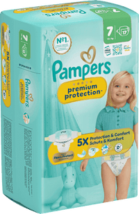 Windeln Premium Protection Gr. 7 XL (15+ kg), 17 St