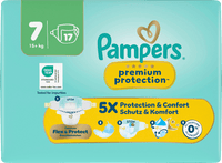 Windeln Premium Protection Gr. 7 XL (15+ kg), 17 St