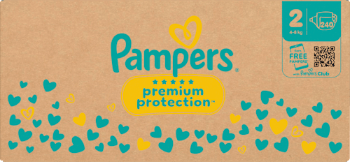 Windeln Premium Protection New Baby Gr. 2 Mini (4-8 kg) Monatsbox, 240 St