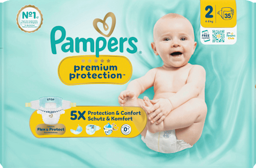 Windeln Premium Protection New Baby Gr. 2 Mini (4-8 kg), 35 St