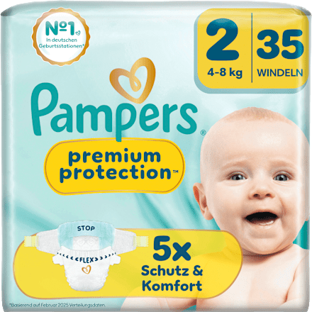 Windeln Premium Protection New Baby Gr. 2 Mini (4-8 kg), 35 St