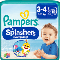 Splashers zwemluiers maat 3-4 (6-11 kg), 12 stuks