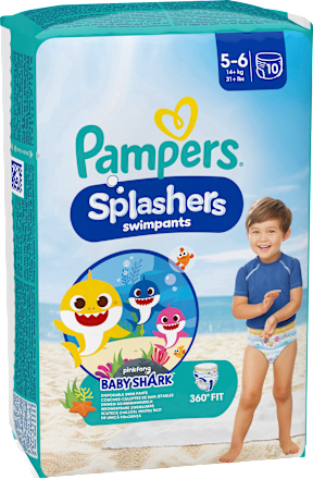 Splashers zwemluiers maat 5-6 (14+ kg), 10 stuks