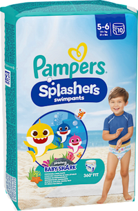 Splashers zwemluiers maat 5-6 (14+ kg), 10 stuks