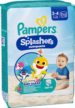 Schwimmwindeln Splashers Gr. 3-4 (6-11 kg), 12 St