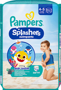 Schwimmwindeln Splashers Gr. 4-5 (9-15 kg), 11 St