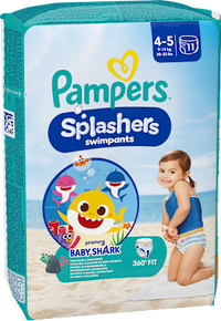 Schwimmwindeln Splashers Gr. 4-5 (9-15 kg), 11 St