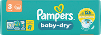 Luiers Baby Dry maat 3 Midi (6-10 kg), 35 stuks