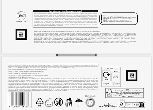 Baby Dry Luiers Maat 4 (9-14 kg) Limited Edition Paw Patrol, Maandelijkse Doos, 222 stuks