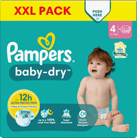 Luiers Baby Dry Maat 4 Maxi (9-14 kg), XXL-verpakking, 120 stuks