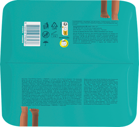 Luiers Baby Dry Maat 5 Junior (11-16 kg) Grote verpakking, 54 stuks