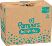 Baby Dry Luiers Maat 5 Junior (11-16 kg), Maandelijkse Doos, 174 stuks