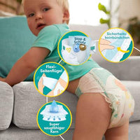 Baby Dry Luiers Maat 6 Extra Groot (13-18 kg), Maandelijkse Doos, 148 stuks